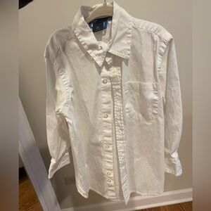 Boys Gap Kids White Button Down size XS (4-5)